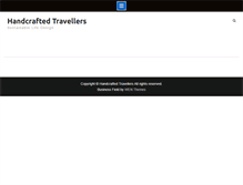 Tablet Screenshot of handcraftedtravellers.com